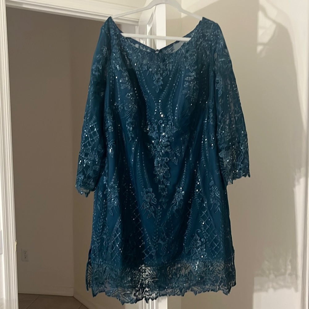 Blue dress